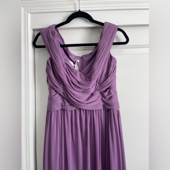 David's Bridal | Dresses | Davids Bridal Purple Long Dress | Poshmark